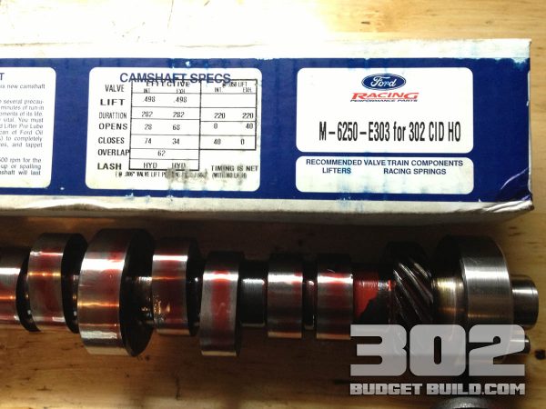 Ford racing camshaft E303