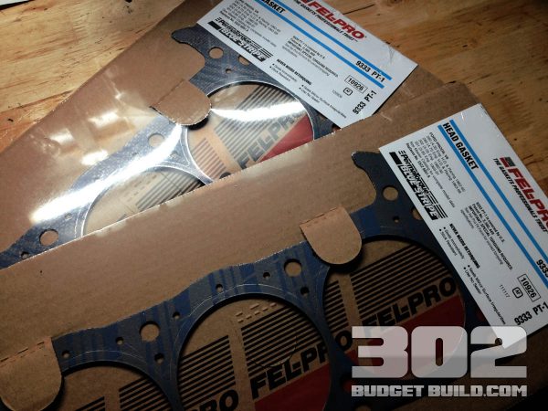 I am using Felpro Perma Torque Head Gaskets for this build: 9333 PT1