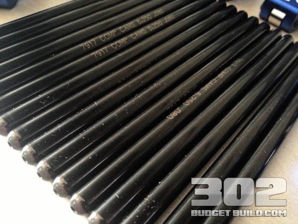 Here’s a closeup of the awesome comp cams pushrods.