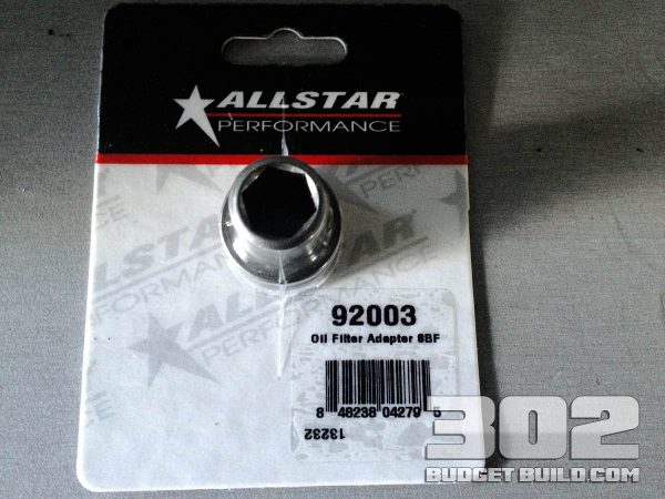Installing the Oil Filter Adapter on Small Block Ford 302 Part Number: 92003 by Allstar
