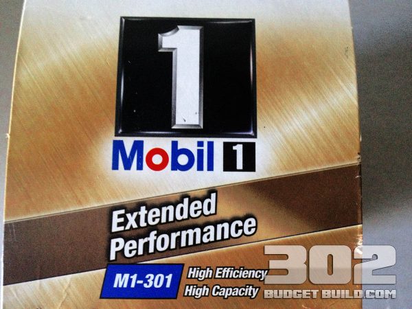 The Mobil 1 oil filter part number: MI-301 that fits the small block ford 302