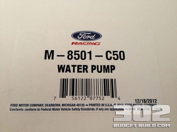 M-8501-c50 Water Pump By Ford Racing