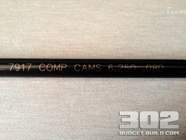 Here’s a closeup of the awesome comp cams pushrods.